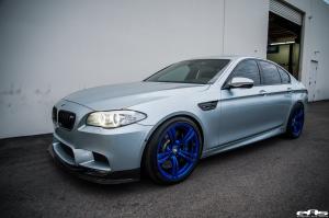 2016 BMW M5 on Candy-Blue Wheels by EAS